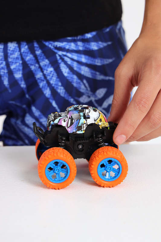 Pack Of 4 Pullback Mini Monster Trucks