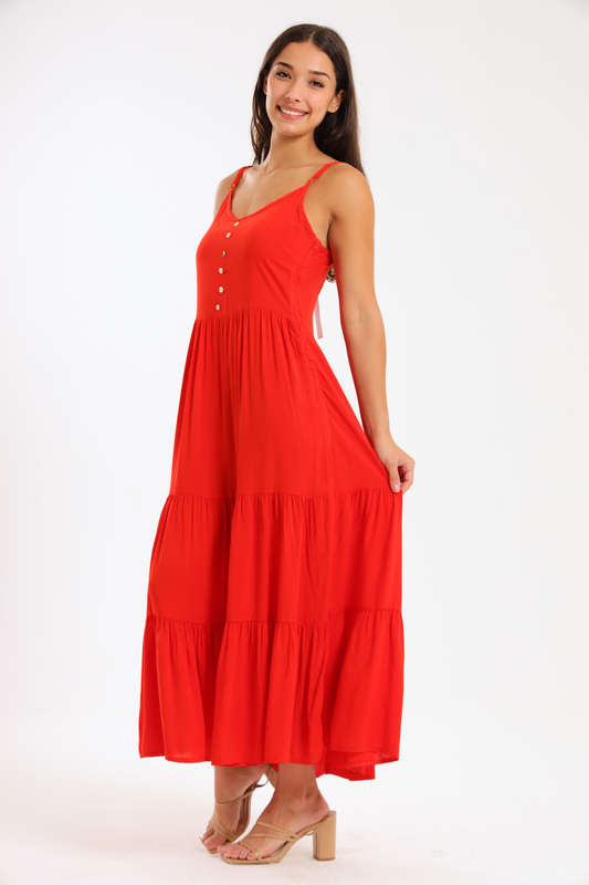 Paula Summer Maxi Strappy Dress