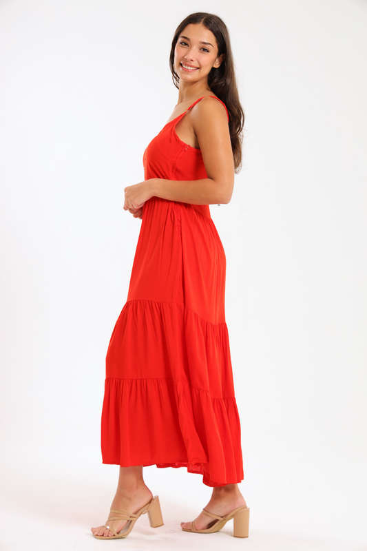 Paula Summer Maxi Strappy Dress