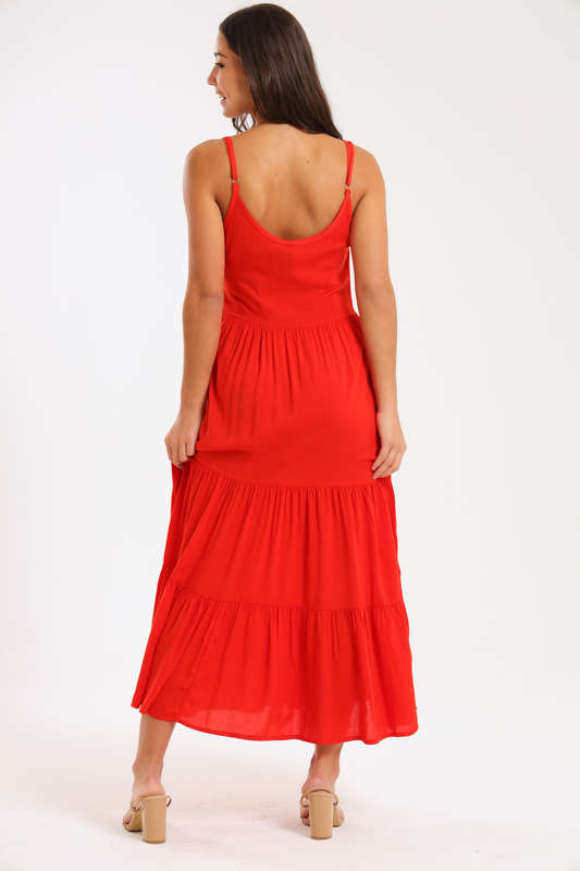 Paula Summer Maxi Strappy Dress