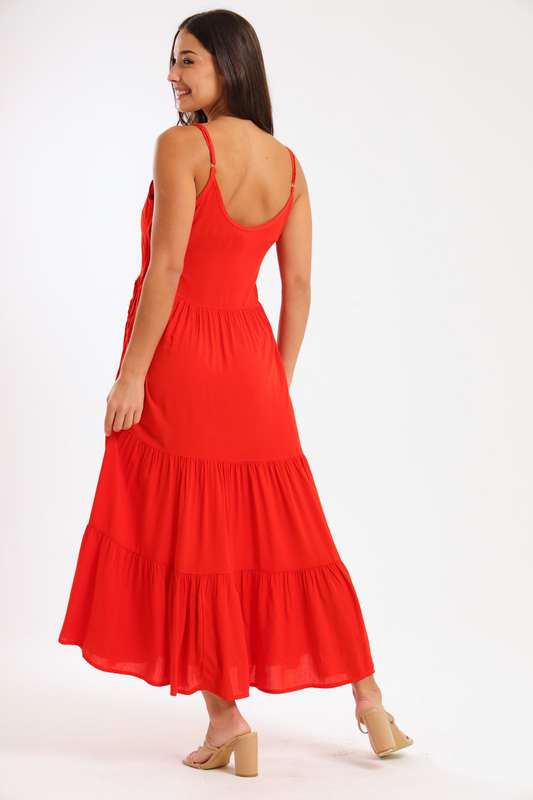 Paula Summer Maxi Strappy Dress