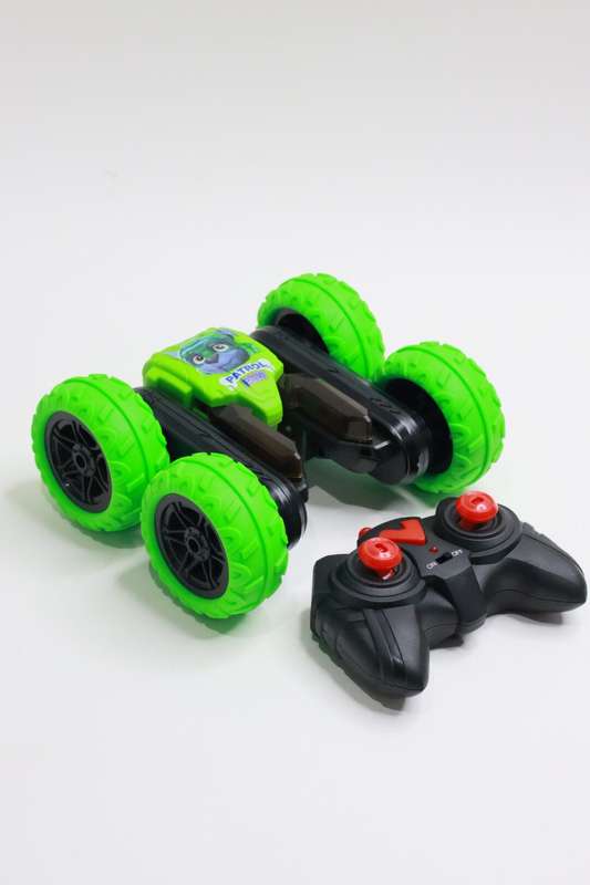 Paw Patrol Remote Control Stunt Car Truck Double Sided 360 Degree Flip LED Lights