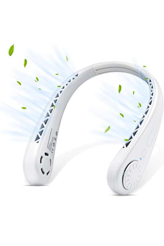 Rechargeable Bladeless Hanging Neck Fan