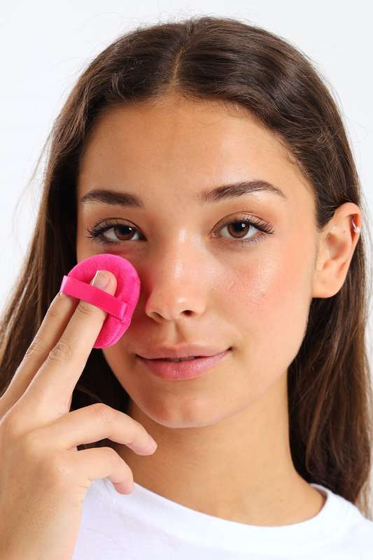 Senza® Pack Of 5 Round Powder Puff Makeup Puff PROMO-2-FOR-1