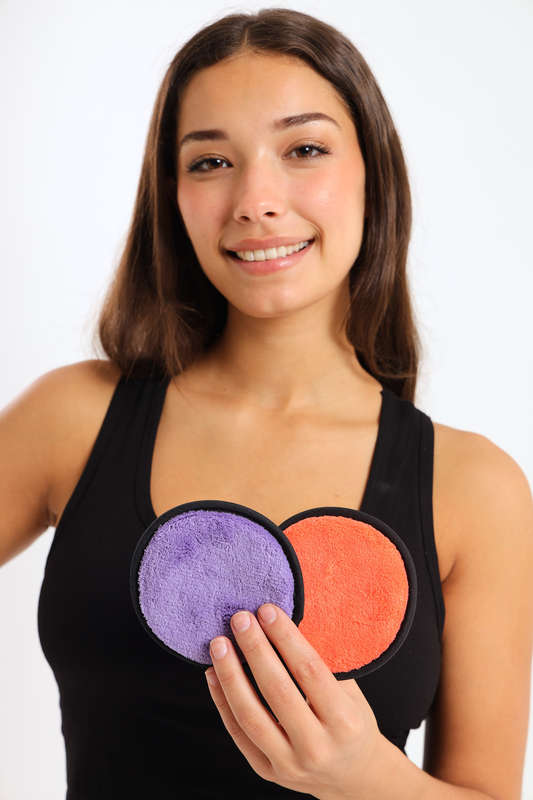 Senza® 2 Pack Make-Up Remover Microfiber Cleaning Sponge Set PROMO-2-FOR-1