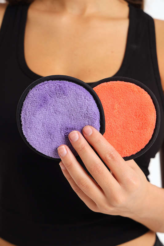 Senza® 2 Pack Make-Up Remover Microfiber Cleaning Sponge Set PROMO-2-FOR-1
