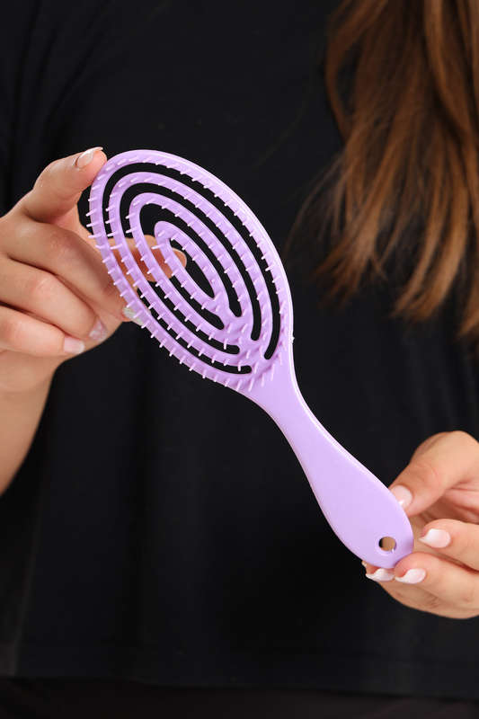 Senza® Eco Friendly Circle Shape Detangler Wet &amp; Dry Brush Set PROMO-2-FOR-1