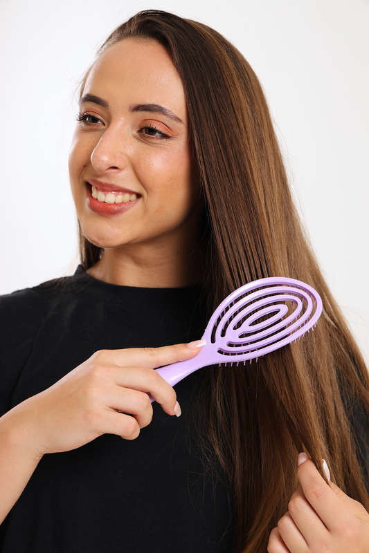 Senza® Eco Friendly Circle Shape Detangler Wet &amp; Dry Brush Set PROMO-2-FOR-1