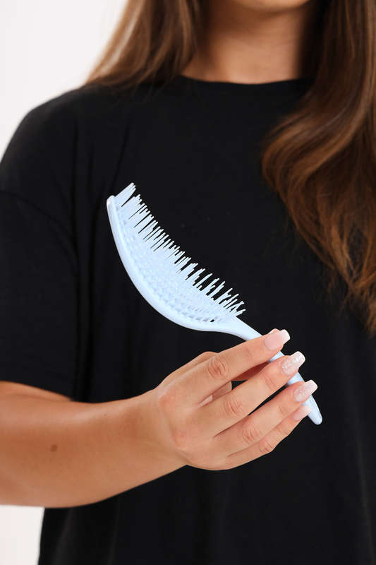 Senza® Eco Friendly Circle Shape Detangler Wet &amp; Dry Brush Set PROMO-2-FOR-1