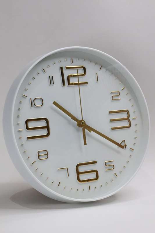 Senza® 3D QUARTZ Wall Clock For Living Room or Office Batteries Included 30cm