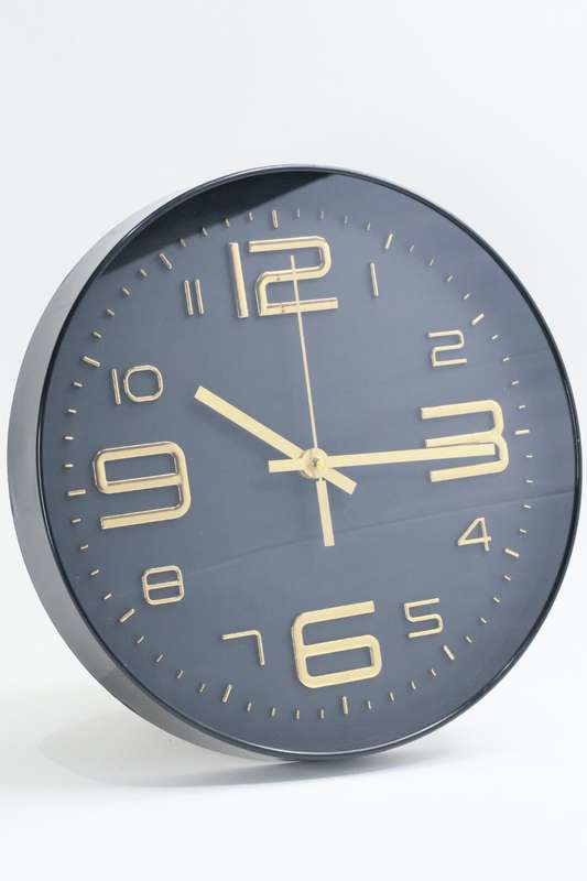 Senza® 3D QUARTZ Wall Clock For Living Room or Office Batteries Included 30cm