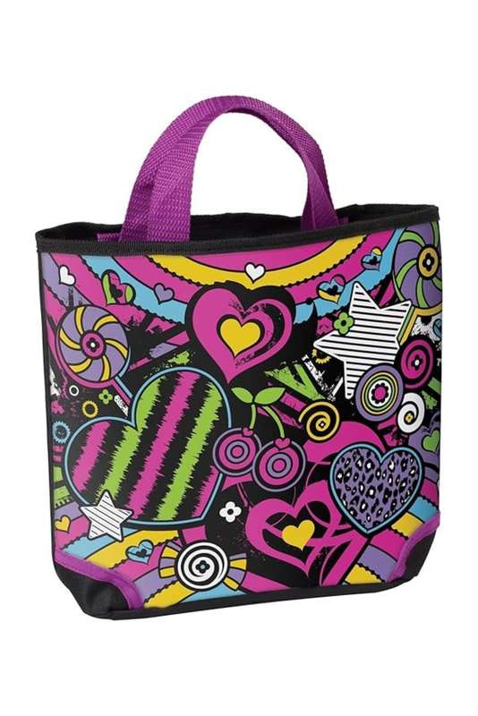 Senza® Girls DIY Colour-In Handbag With 5 Fabric Markers