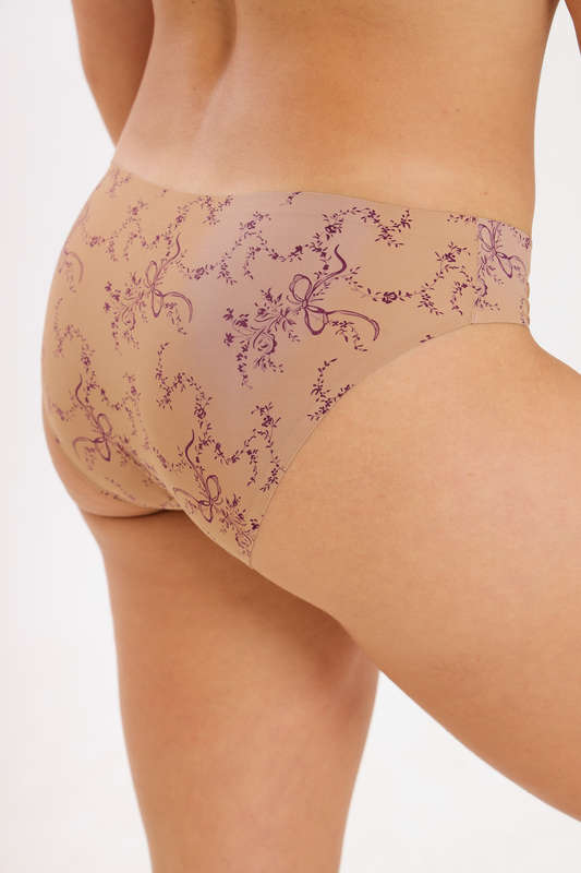 Senza® 3 Pack No-Show Hip Hugger Seamless Panties