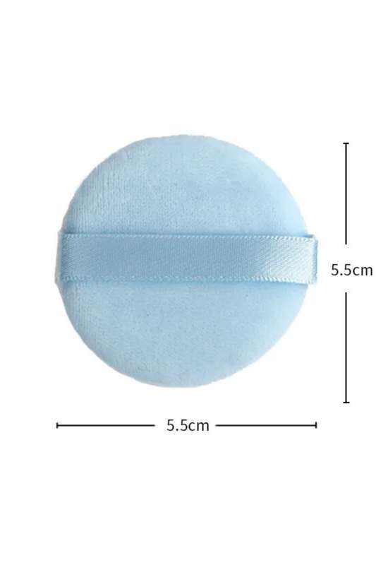 Senza® Pack Of 5 Round Powder Puff Makeup Puff PROMO-2-FOR-1