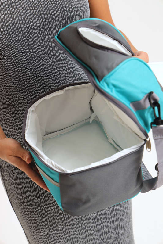 Senza® Premium Extra Large Capacity Double Decker Thermal Insulated Cooler Bag Lunch Bag