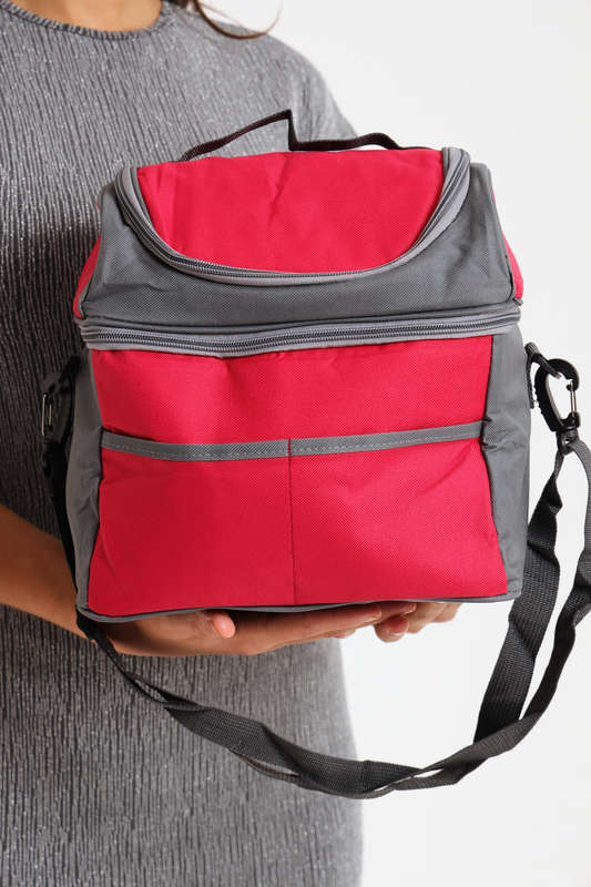 Senza® Premium Extra Large Capacity Double Decker Thermal Insulated Cooler Bag Lunch Bag