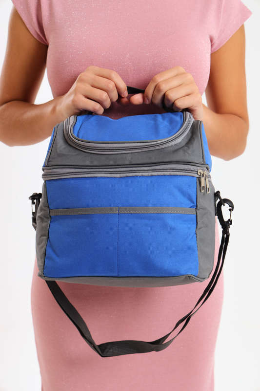 Senza® Premium Extra Large Capacity Double Decker Thermal Insulated Cooler Bag Lunch Bag