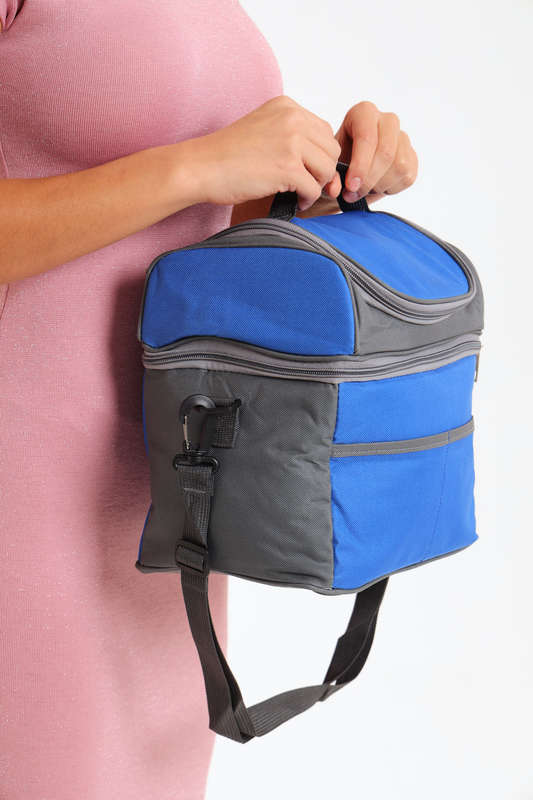 Senza® Premium Extra Large Capacity Double Decker Thermal Insulated Cooler Bag Lunch Bag