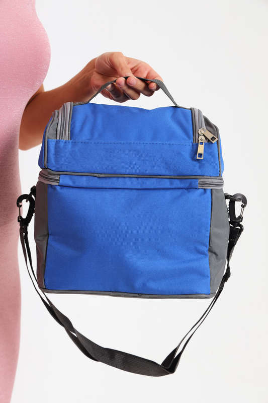 Senza® Premium Extra Large Capacity Double Decker Thermal Insulated Cooler Bag Lunch Bag