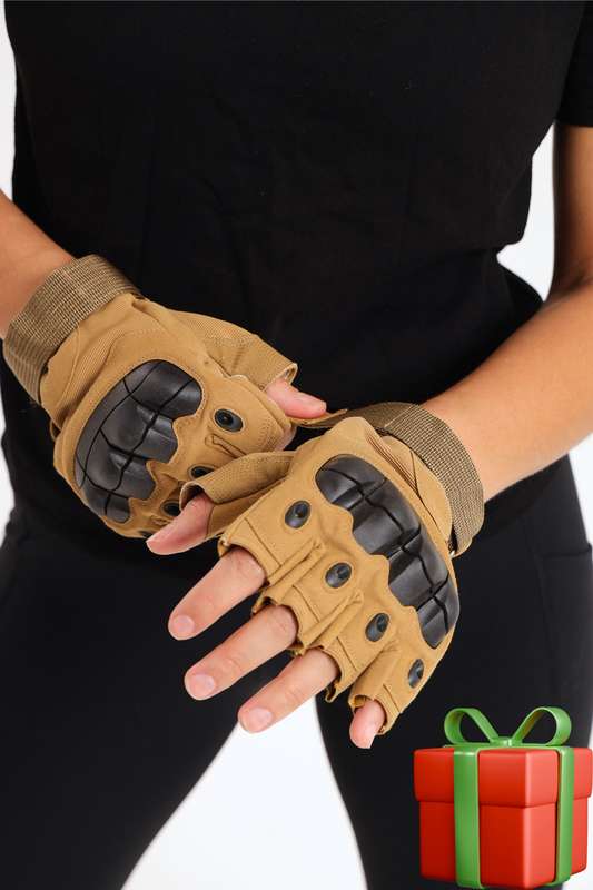 Senza® Tactical Gloves Fingerless Multipurpose Army Gym Gloves