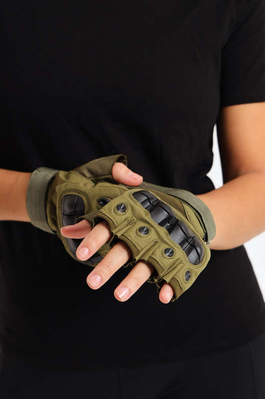 Senza® Tactical Gloves Fingerless Multipurpose Army Gym Gloves