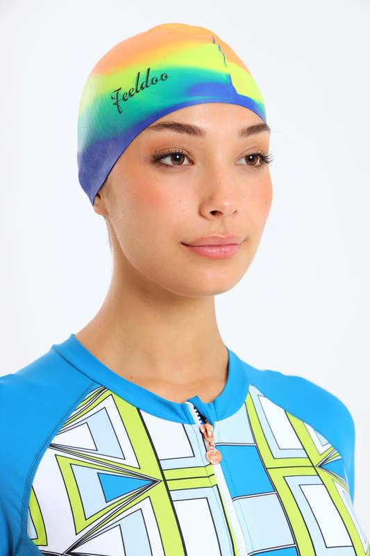 Senza® Unisex Swimming Cap For Ladies - Men - Children Free Size