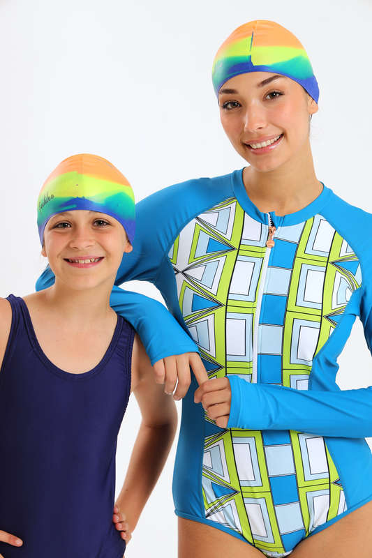 Senza® Unisex Swimming Cap For Ladies - Men - Children Free Size