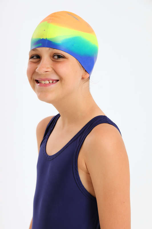 Senza® Unisex Swimming Cap For Ladies - Men - Children Free Size