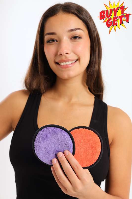Senza® 2 Pack Make-Up Remover Microfiber Cleaning Sponge Set PROMO-2-FOR-1