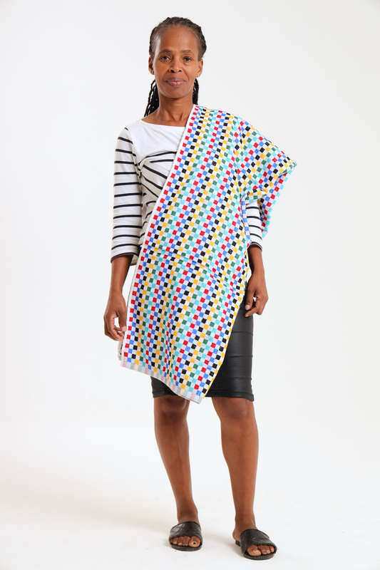 Zulu Extra Large Amabhinca Traditional Heritage Block Towel