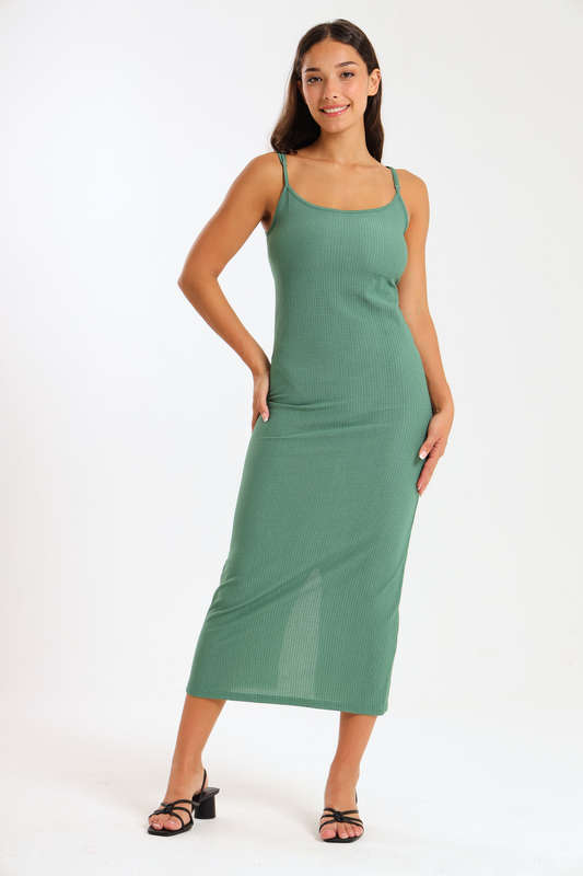 Danna Ladies Textured Strappy Summer Office Dress