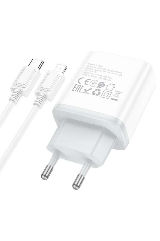 HOCO C104A Wall Charger Set Type-C To iPhone PD20W