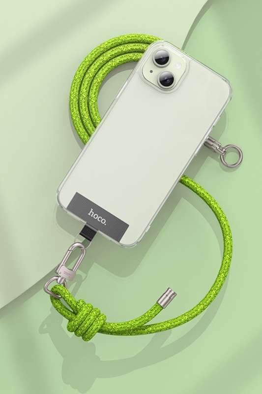 HOCO GH6 Adjustable Messenger Prevent Loss Phone Lanyard Denim Phone Sling