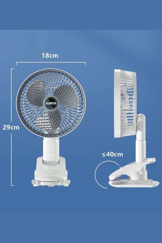 Handheld Multi-Angle Mini Desk Clip-on Fan