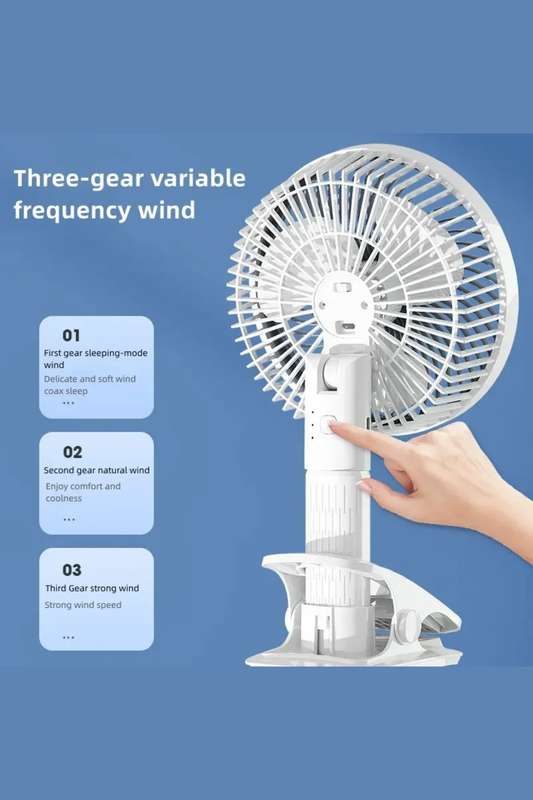 Handheld Multi-Angle Mini Desk Clip-on Fan