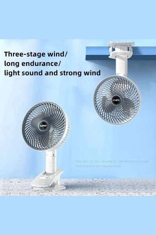 Handheld Multi-Angle Mini Desk Clip-on Fan