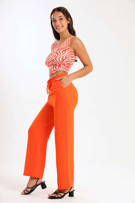 Jennifer Airflow Casual Office Pants With Pockets