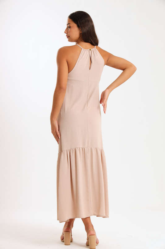Kaitlyn Ladies Strappy Summer Maxi Office Dress