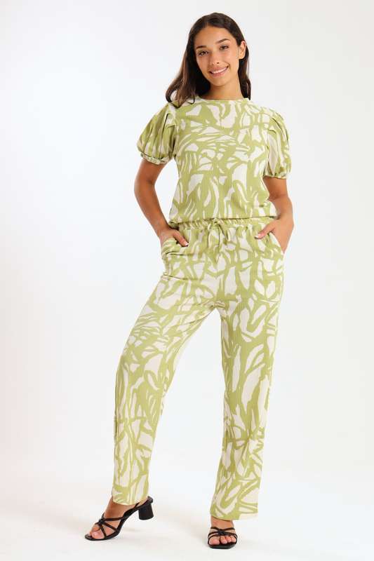 Ladies 2 Piece Zen Pants &amp; Top Set With Pockets