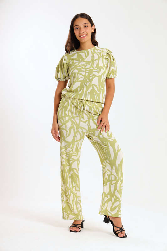Ladies 2 Piece Zen Pants &amp; Top Set With Pockets