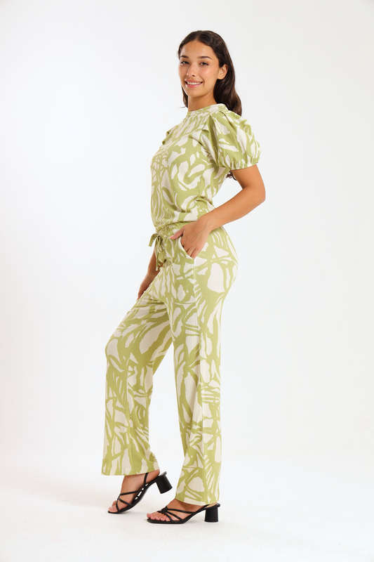 Ladies 2 Piece Zen Pants &amp; Top Set With Pockets