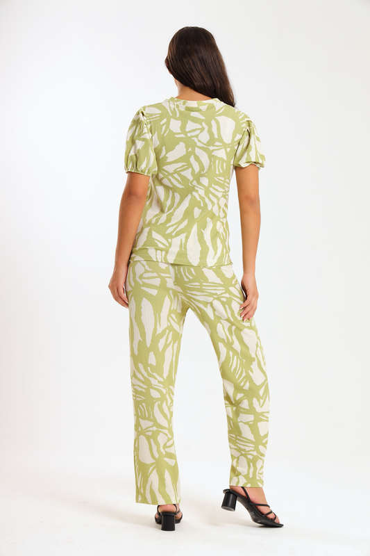 Ladies 2 Piece Zen Pants &amp; Top Set With Pockets