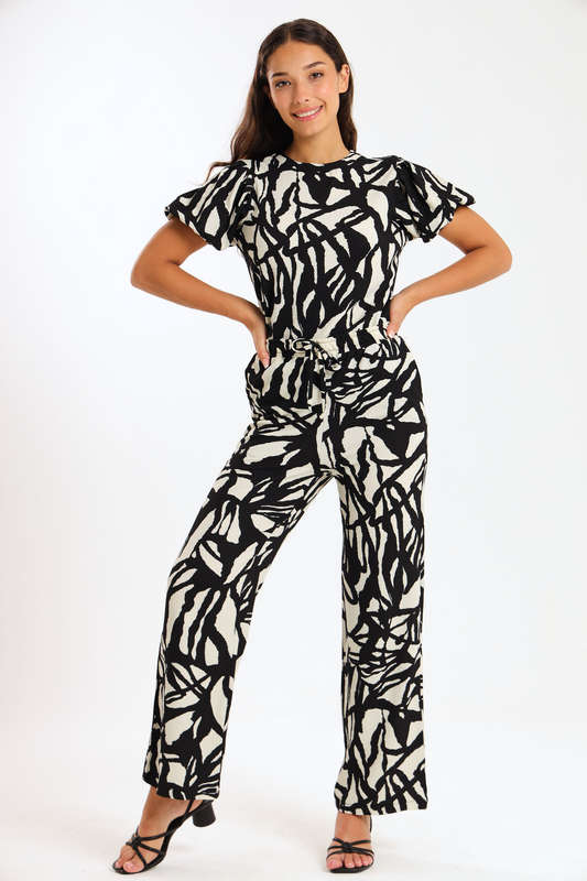 Ladies 2 Piece Zen Pants &amp; Top Set With Pockets