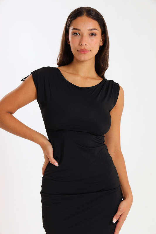 Ladies Bodycon Dress Open Back