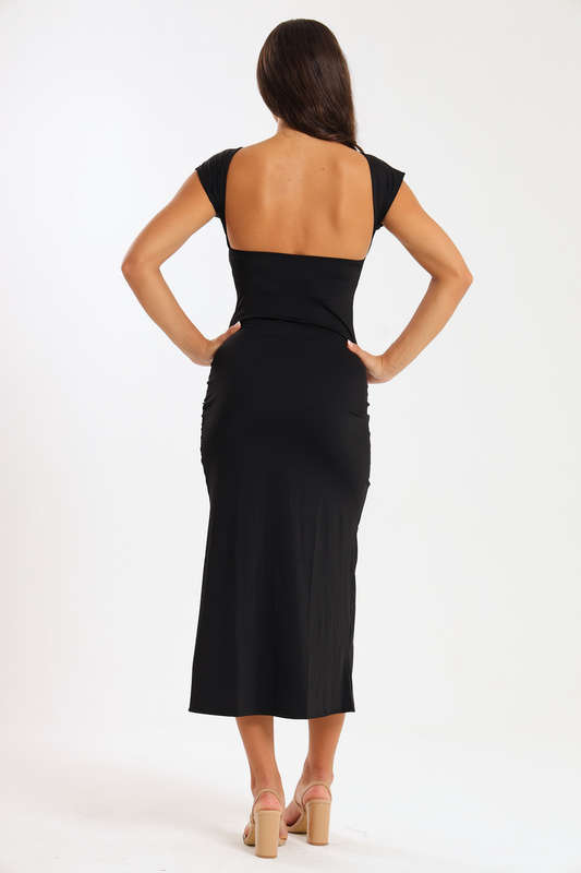 Ladies Bodycon Dress Open Back