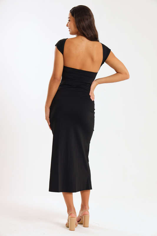 Ladies Bodycon Dress Open Back