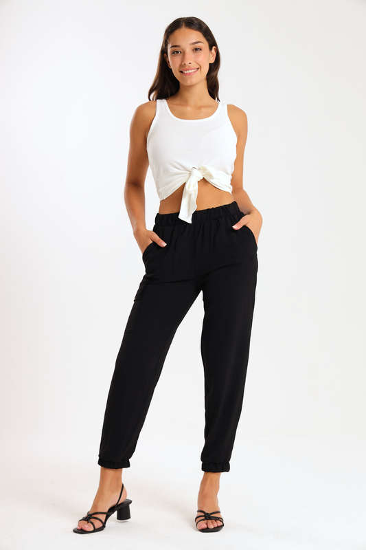 Ladies Lightweight Casual Cargo Airflow Jogger Pants