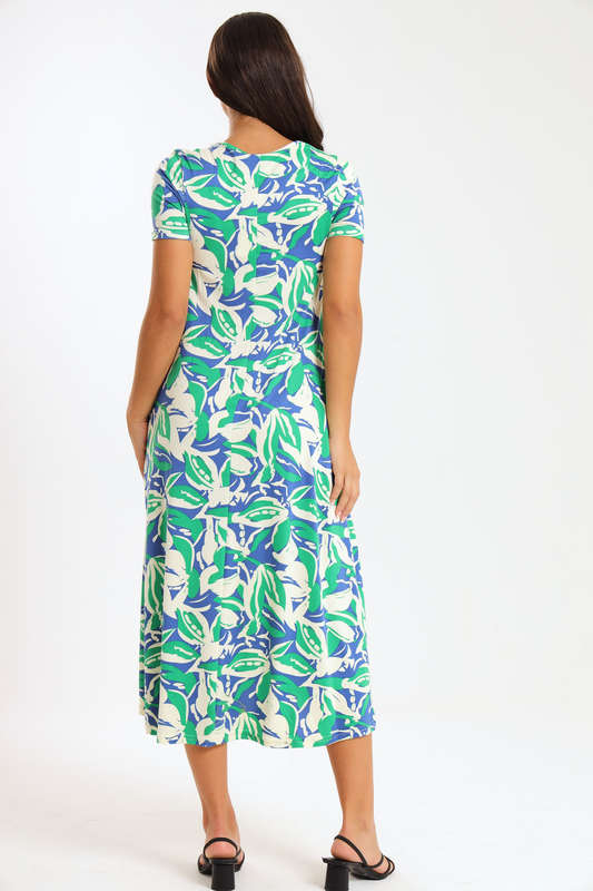 Ladies Midaxi Summer Dress  With Pockets