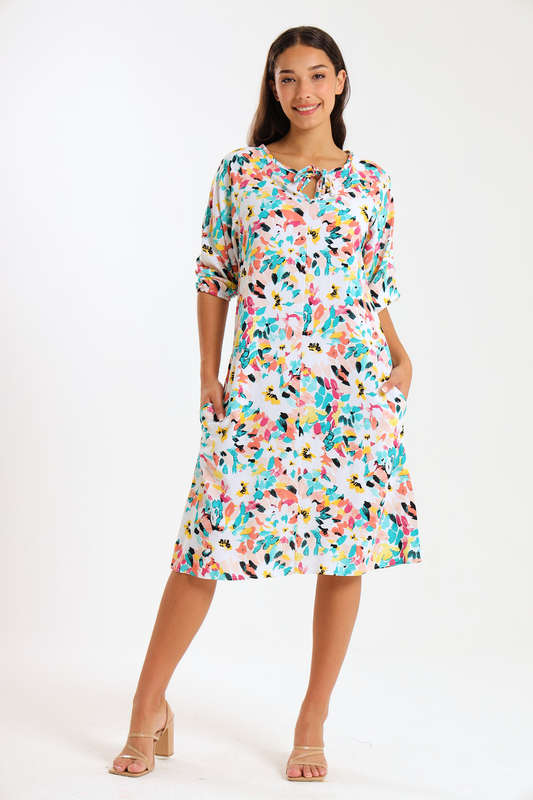 Ladies Midaxi Summer Dress  With Pockets