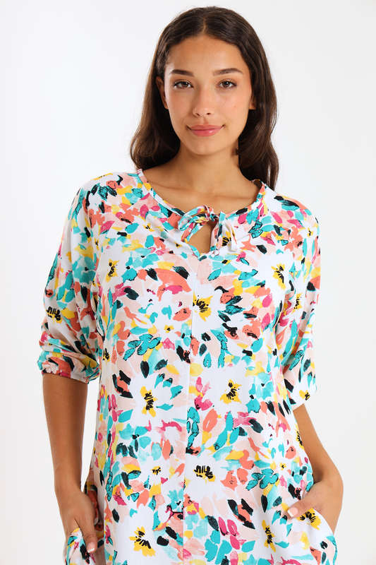 Ladies Midaxi Summer Dress  With Pockets